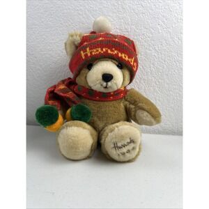 RARE‎ HARRODS CHRISTMAS BEAR 1988 YEAR ON FOOT